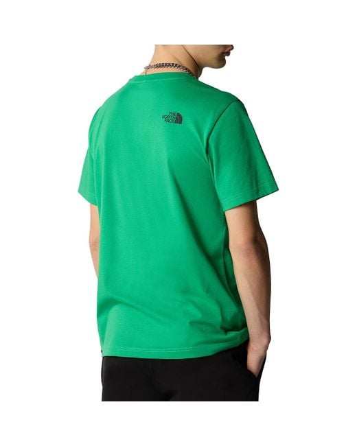 T-shirt Simple Dome The North Face pour homme en coloris Green