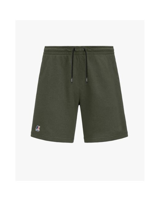 Short Bermuda avec logo sur l'ourlet K-Way pour homme en coloris Green
