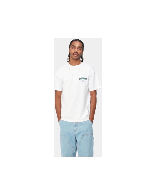 T-shirt - S/S DUCKIN T-SHIRT Carhartt pour homme en coloris White