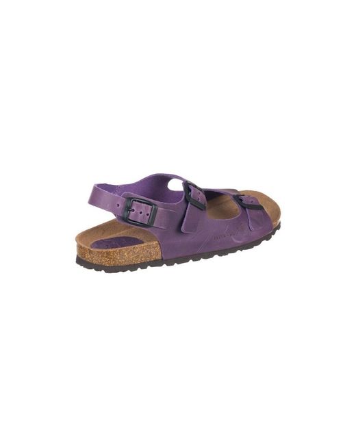 Sandales Plates Baskets 7112 Interbios en coloris Purple