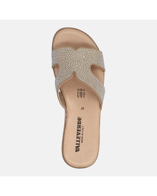 Mules Ciabatte Valleverde en coloris Brown