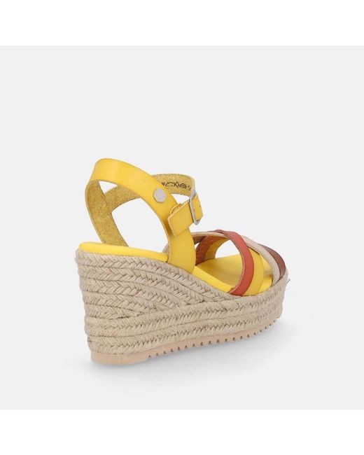 Sandales compensées SANDALO ZEPPA Refresh en coloris Metallic