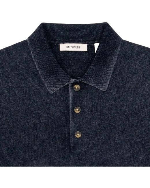 Pull 22038552B Only & Sons pour homme en coloris Blue
