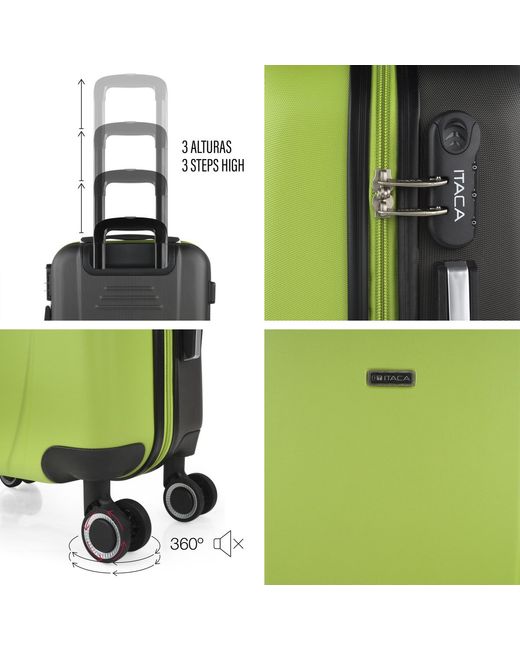 Valise Tiber Itaca en coloris Green