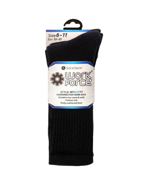 Chaussettes Ab406 Workforce en coloris Black
