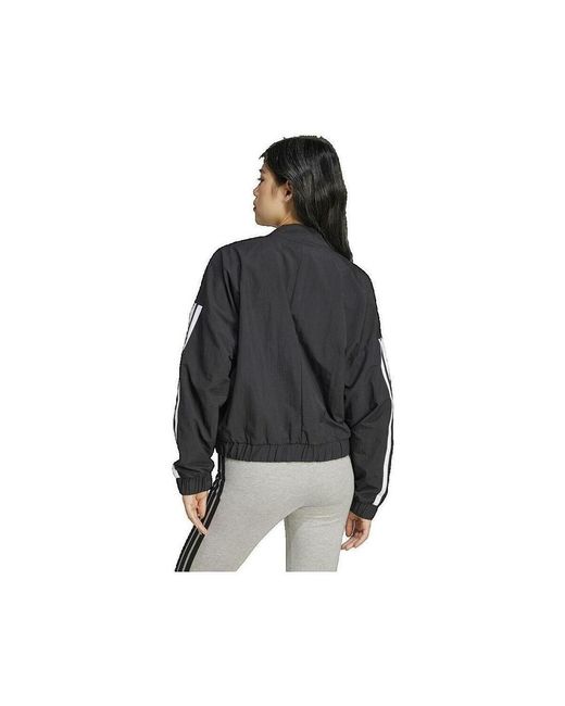 Blouson Veste Essentials 3 Stripes Adidas en coloris Black