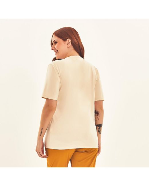 T-shirt Uv Line en coloris Natural