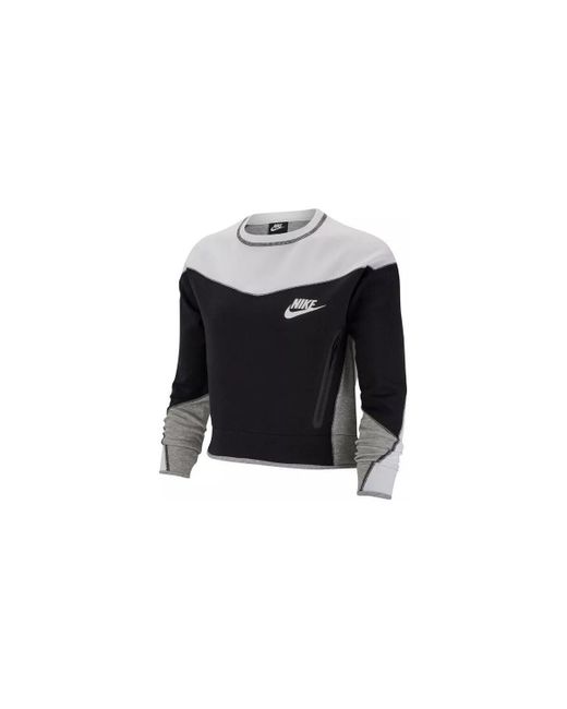 Sweat-shirt SPORTSWEAR TECH FLEECE Nike en coloris Black