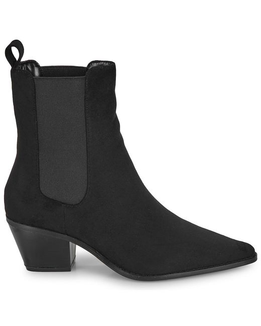 Moony Mood Enkellaarzen Danilyn in het Black