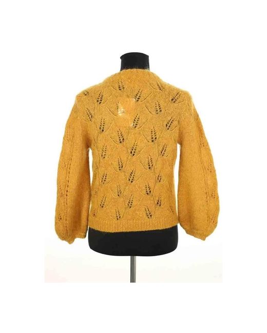 Pull Pull jaune Des Petits Hauts en coloris Yellow