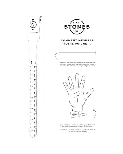 Bracelets Sixty Stones - 60 - Chaîne Cheville Sixtystones pour homme en coloris Metallic