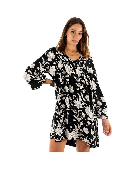 Robe 20119492 Ichi en coloris Black