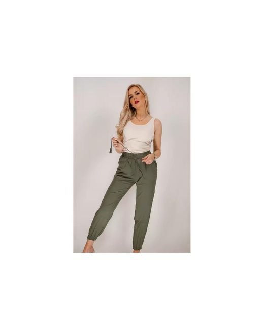 Pantalon Pantalon d'été Roxy Hailys en coloris Green