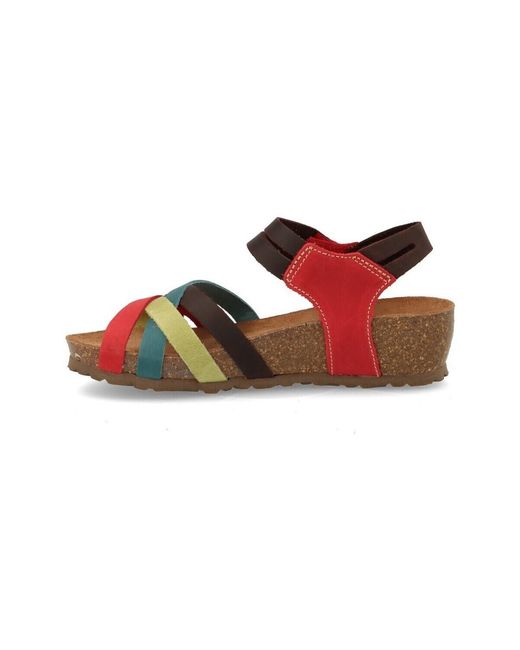 Sandales Interbios en coloris Red