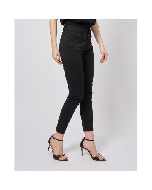 Pantalon Pantalon en coton pour Settemezzo SETTE/MEZZO en coloris Black