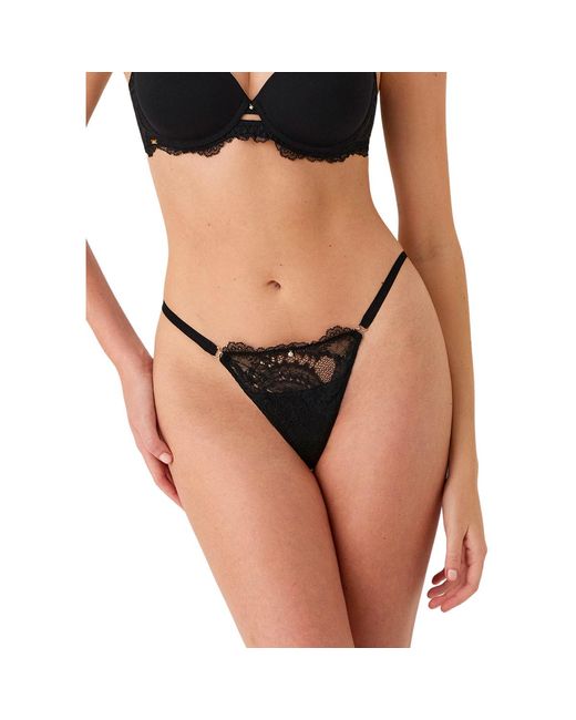 Strings String Ficelle Renatta Selmark en coloris Black