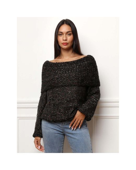 Pull Pulls Pour Femme La Modeuse en coloris Black