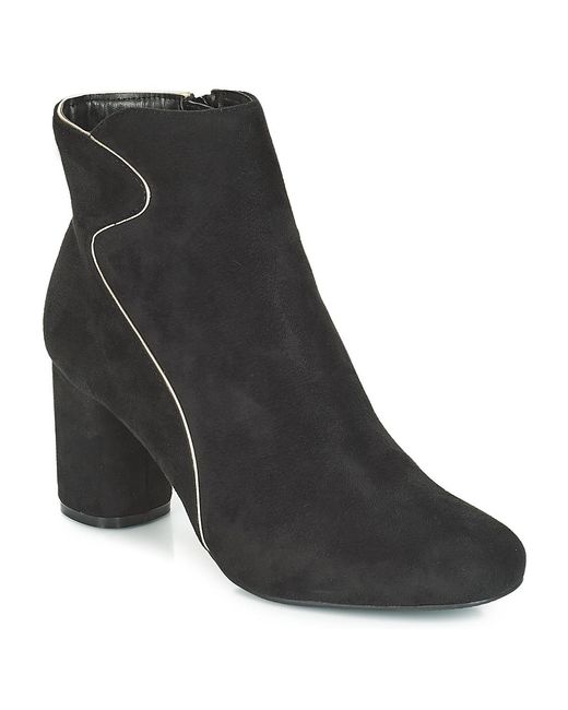 Moony Mood Enkellaarzen Judy in het Black