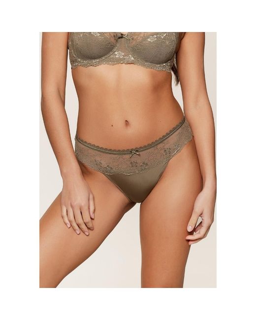 Strings String en dentelle Basique Lingadore en coloris Gray