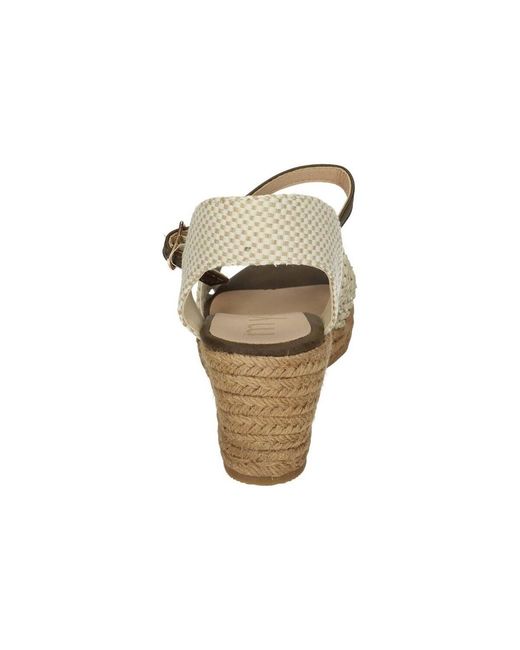 Espadrilles Mysoft en coloris Metallic