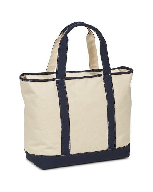 Sac a main TH SUMMER CANVAS TOTE Tommy Hilfiger en coloris Black