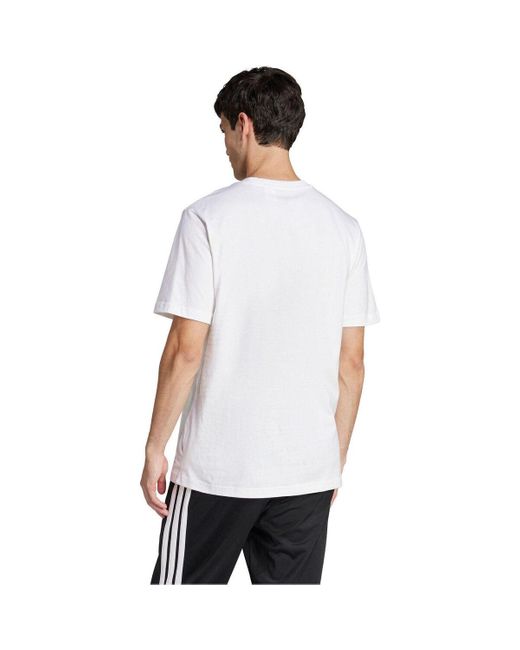 Polo M PHOTO TEE 2 Adidas pour homme en coloris White