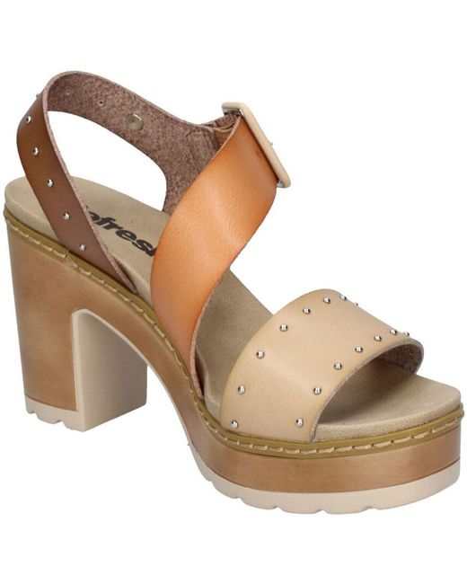 Sandales à talon Refresh en coloris Brown