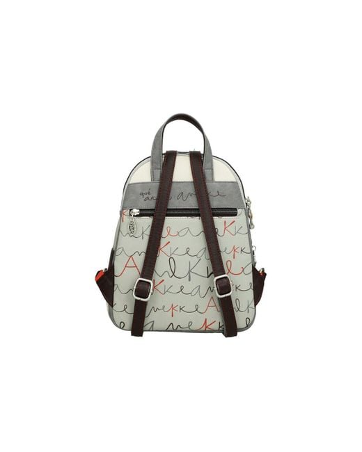 Sac a dos 176507VTPE25 ANEKKE en coloris Gray