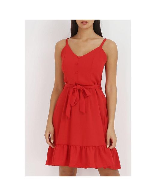 robe rouge la modeuse