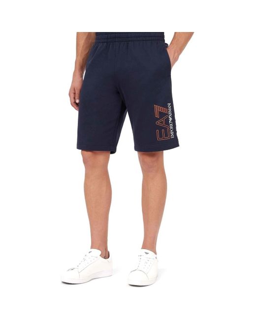 EA7 Korte Broek 3kps57 Pj05z in het Blauw voor heren - Bespaar 24% - Lyst