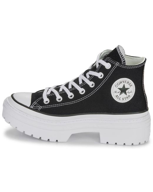 Baskets montantes CHUCK TAYLOR ALL STAR LUGGED HEEL PLATFORM Converse en coloris Black