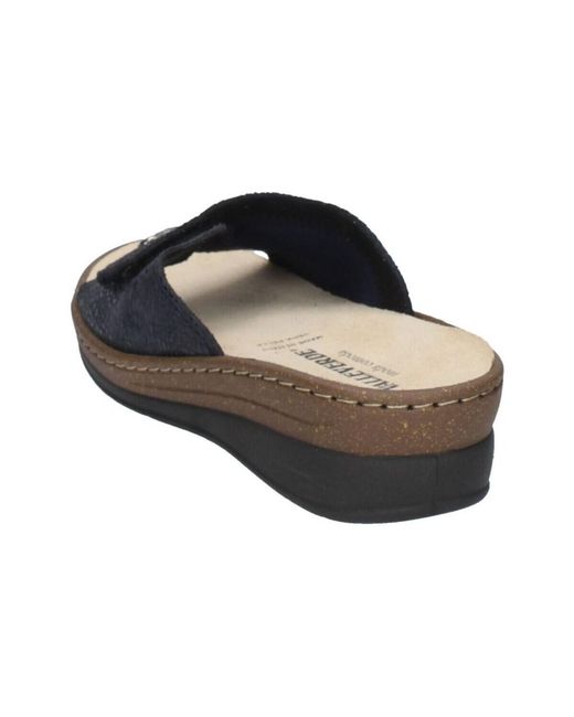 Mules Valleverde en coloris Black