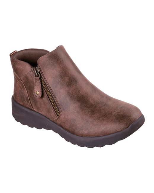 Bottines BOTÍN LOVELY VIBE - FALL IN BLOOM 158952 MARRÓN Skechers en coloris Brown
