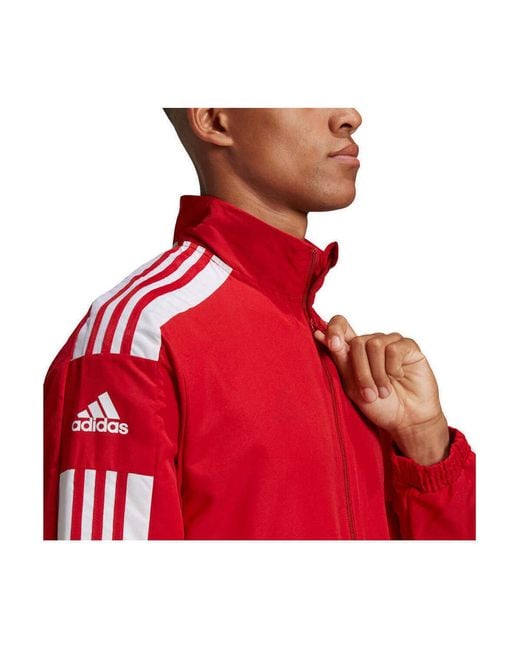 Veste SQ21 PRE JKT Adidas pour homme en coloris Red
