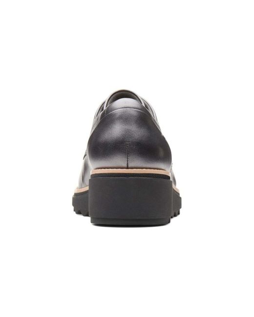 clarks silver lace up shoes