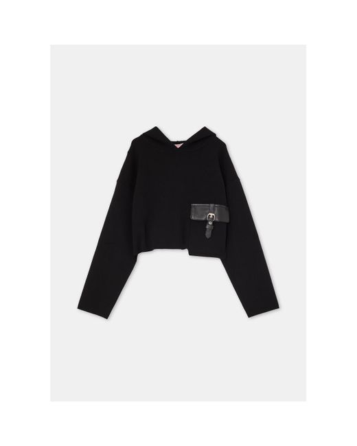 Sweat-shirt BETTER MAGLIA Art. GF5085MA12P Liu Jo en coloris Black