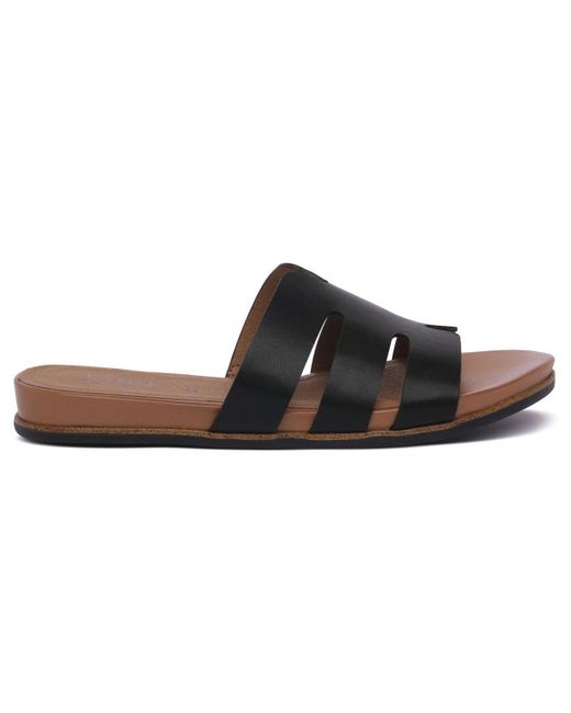 Jana Slippers Blk Softline in het Brown