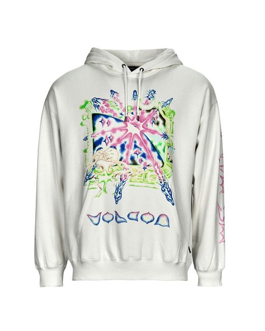 Volcom Capuchon Sweaters Fa Ryser Po in het Gray voor heren