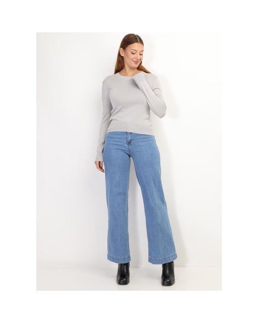 Pull Pulls pour - Gris La Modeuse en coloris Gray