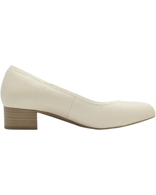 Ballerines Ballerine à Talon Cuir Tamaris en coloris White