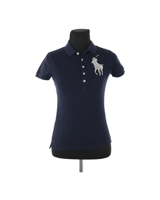 T-shirt Polo en coton bleu Ralph Lauren en coloris Blue