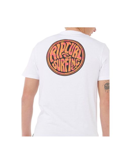 Polo _M_DRIFTER TEE Rip Curl pour homme en coloris White