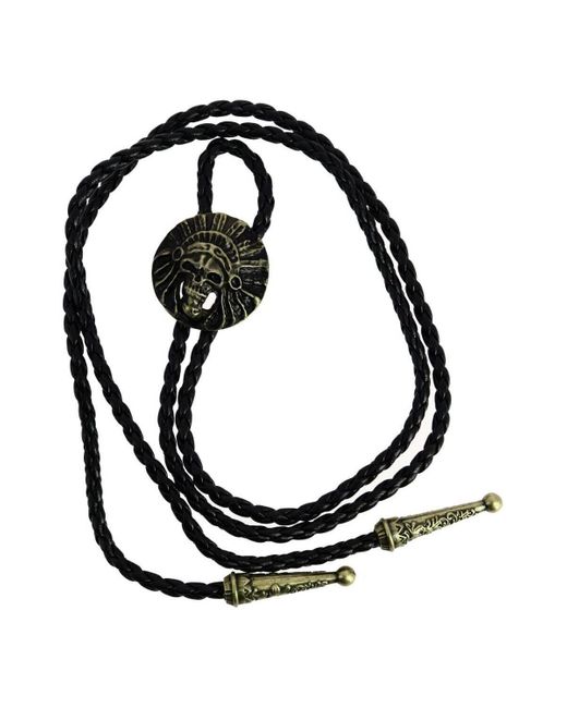 Cravates et accessoires Bolo - Cravate Texane Tête du chef indien Clj Charles Le Jeune pour homme en coloris Black