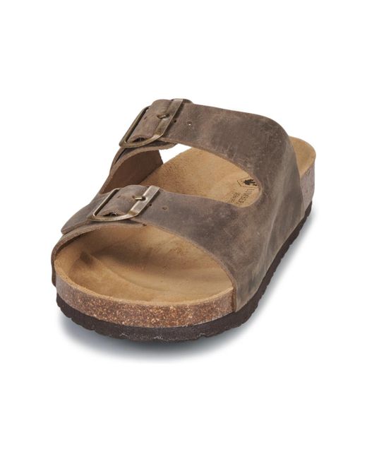 Lumberjack Brown Pantoffeln flint