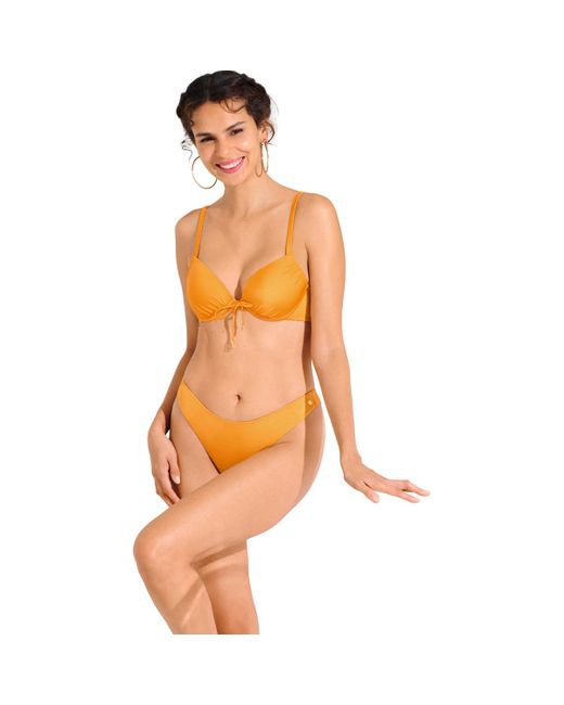 Maillots de bain Haut maillot de bain push-up KARPATHOS Cheek Lisca en coloris Orange