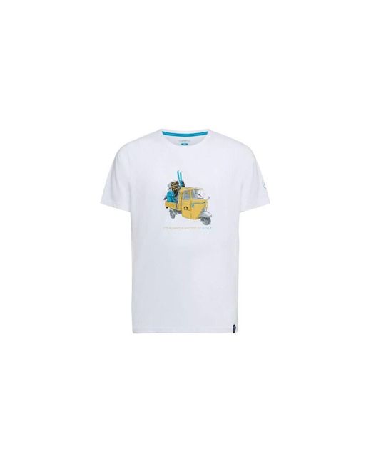 T-shirt T-shirt Ape White/Bamboo La Sportiva pour homme en coloris Blue