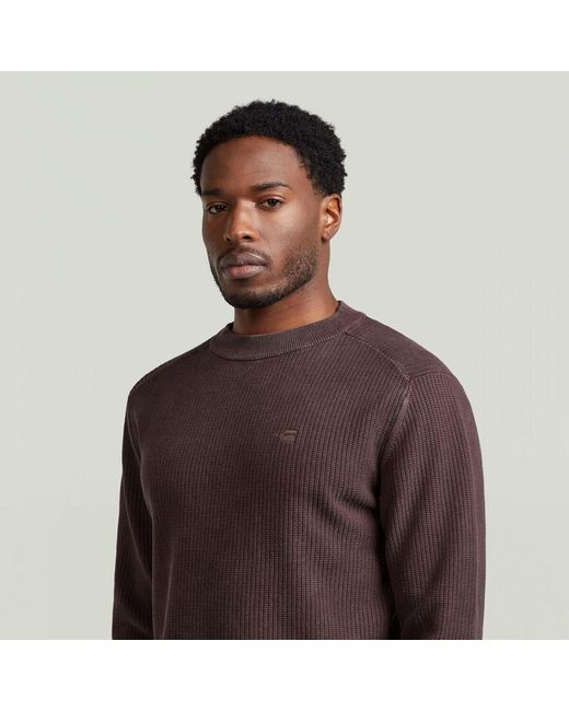 Pull D28563-E620-H887 Java G-Star pour homme en coloris Brown