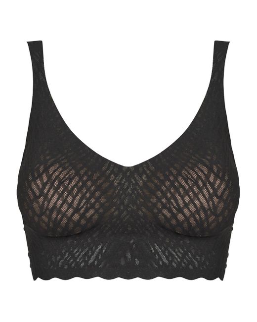 Sloggi Bralettes/Zonder Beugel Zero Feel Bliss Bralette in het Black