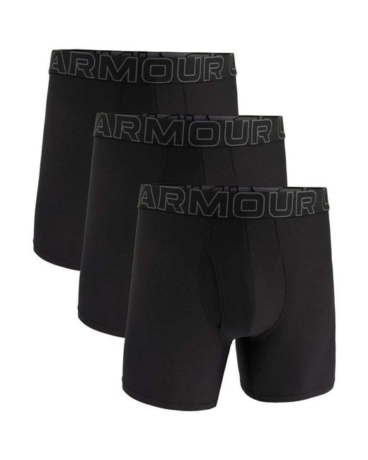 Boxers Performance Under Armour pour homme en coloris Black