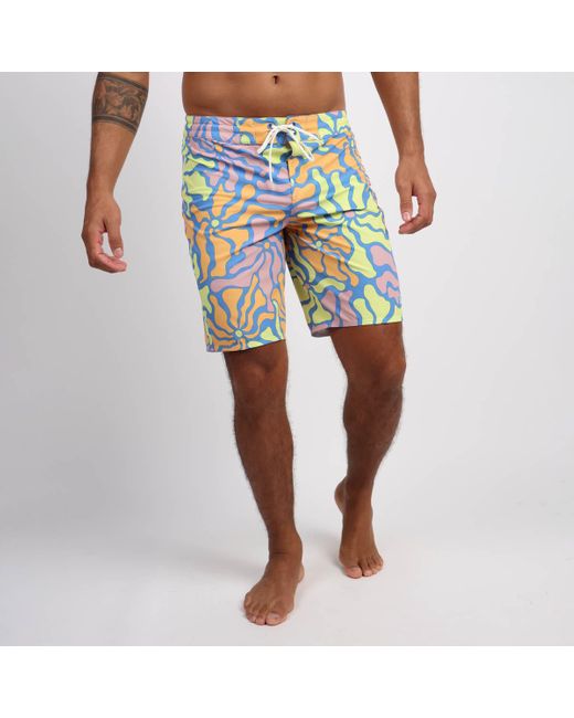 Oxbow Zwembroek Stretch Boardshort Met Camouflageprint Bakairi in het Blue voor heren